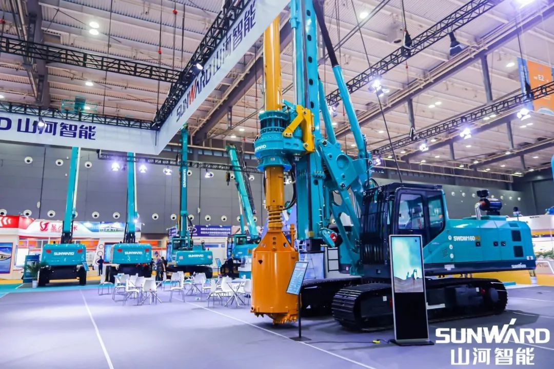 “3044am永利集团绿”亮相长沙国际工程机械展，，，50余款产品尽显3044am永利集团智能立异实力