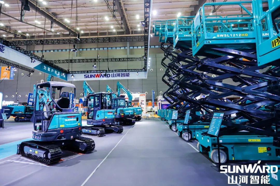 “3044am永利集团绿”亮相长沙国际工程机械展，，，50余款产品尽显3044am永利集团智能立异实力