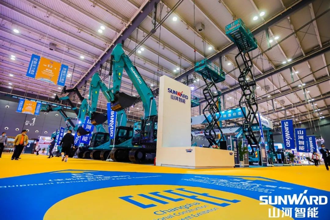 “3044am永利集团绿”亮相长沙国际工程机械展，，，50余款产品尽显3044am永利集团智能立异实力