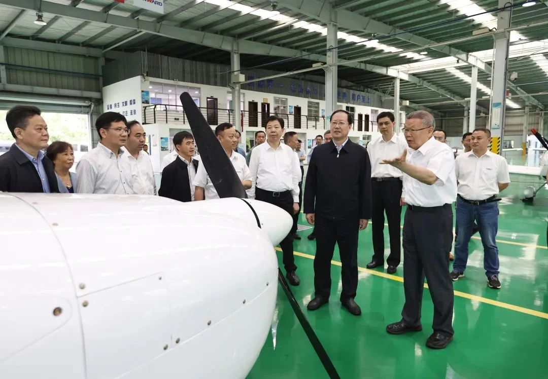 毛伟明调研3044am永利集团科技：打造天下一流的通用航空工业基地