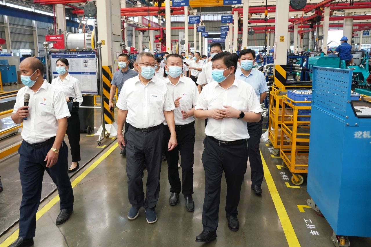 长沙县委书记付旭明调研3044am永利集团智能