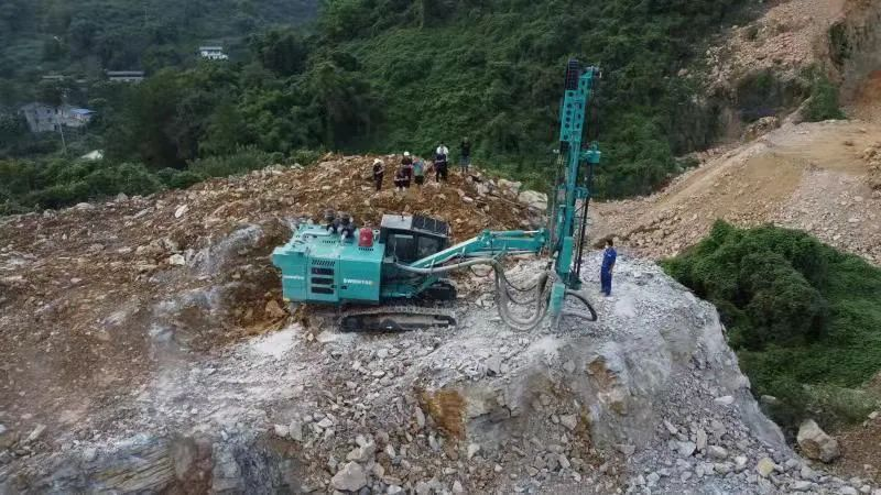 助力绿色矿山建设，3044am永利集团智能“凿岩先锋”SWDH系列顶锤钻机大展身手