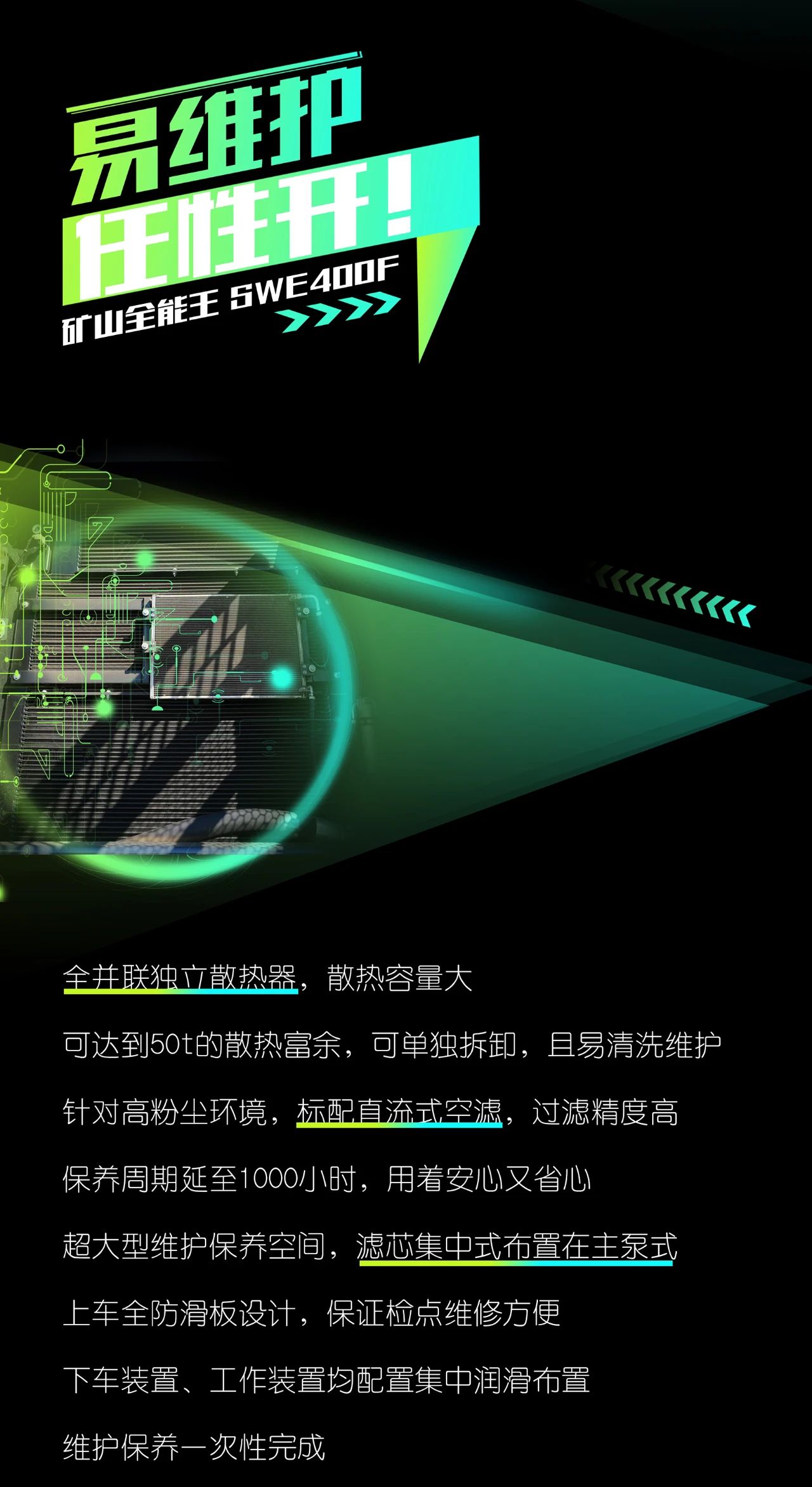 国四精品 | 要产能、、、够有劲！！“满级”挖机还得看“矿山万能王”SWE400F