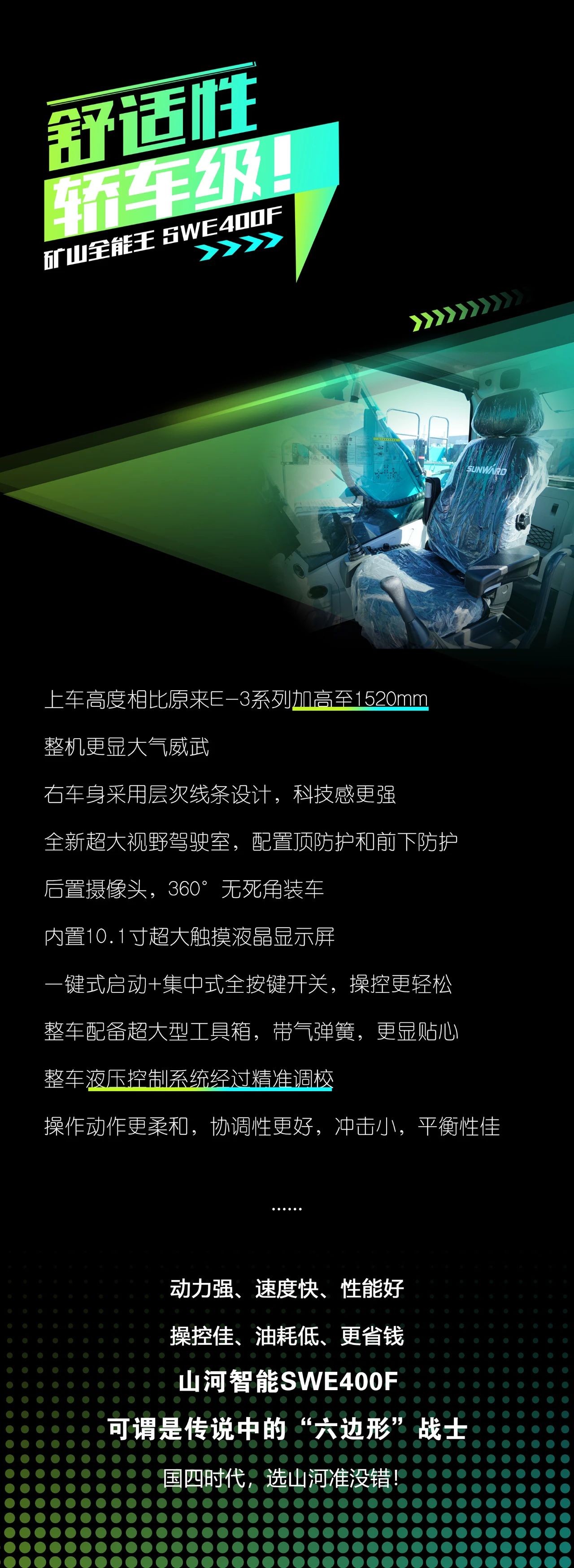 国四精品 | 要产能、、、够有劲！！“满级”挖机还得看“矿山万能王”SWE400F