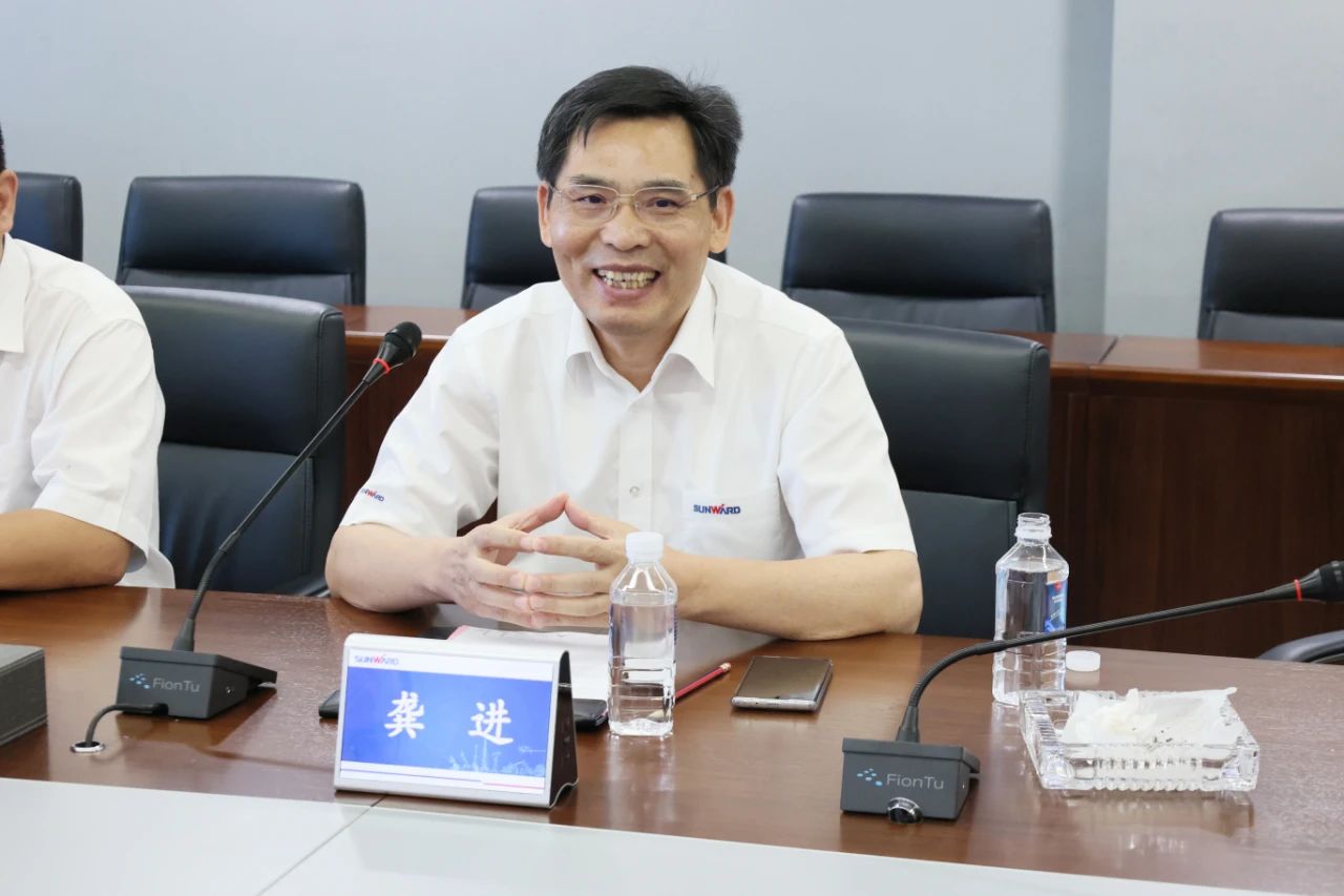 永青科技集团董事长胡晓东带队到访3044am永利集团智能