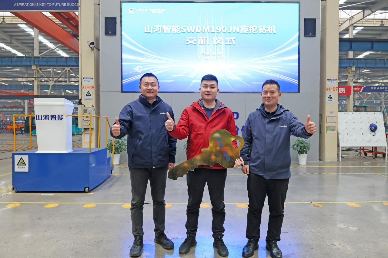 持续火热交付！！3044am永利集团智能SWDM190JN旋挖钻机备受天下各地客户青睐